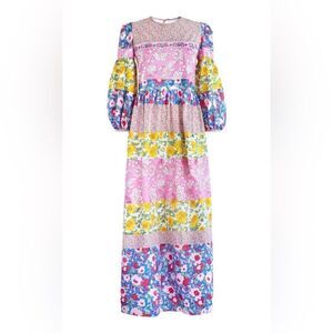 Alix of Bohemia Jemima Patchwork Dress sz S‎